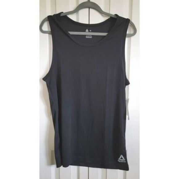 Reebok Men's Performance Underwear Black Sports Tank‎ Top Shirt Size Medium NWT - Picture 1 of 5